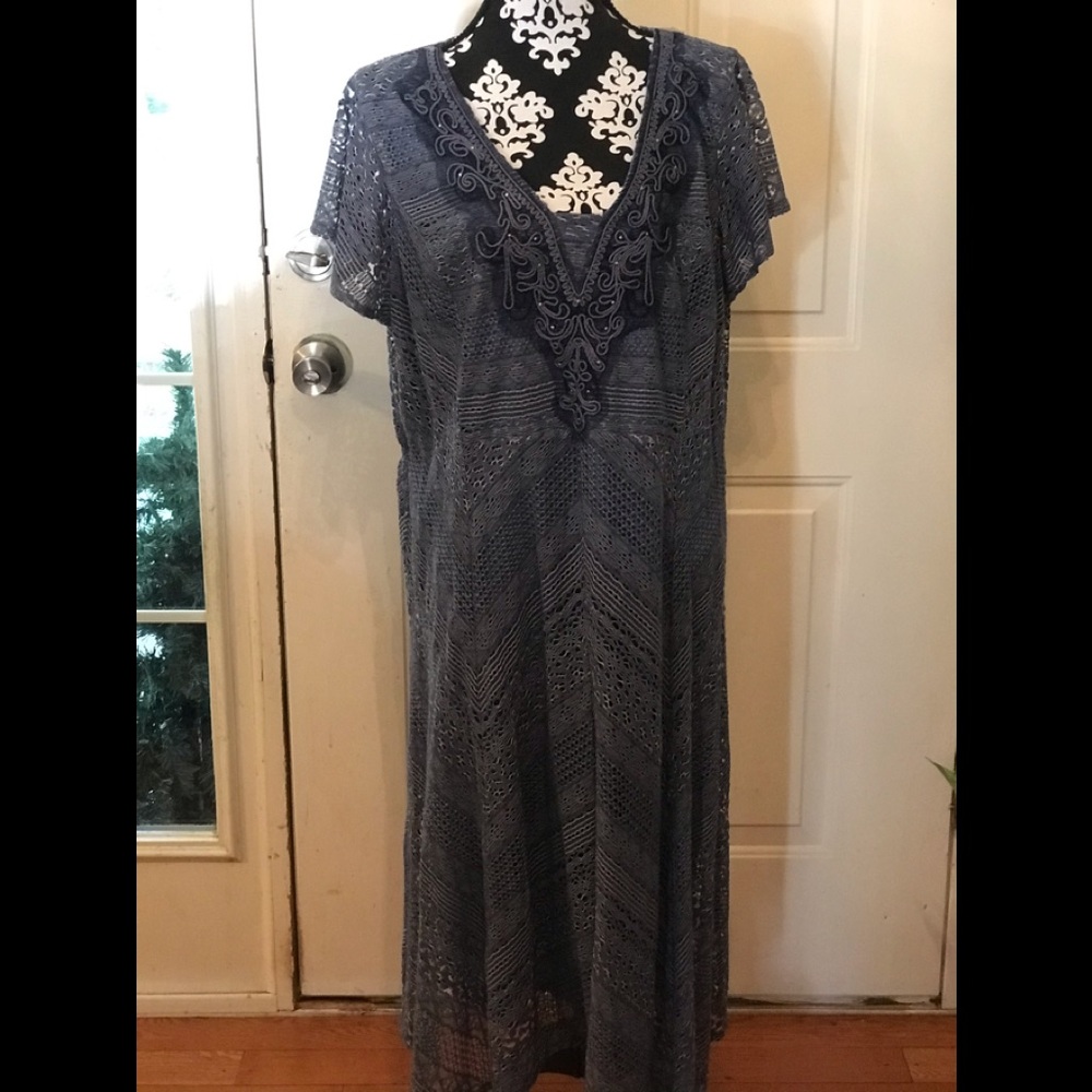 Reba Woman Blue Dress
